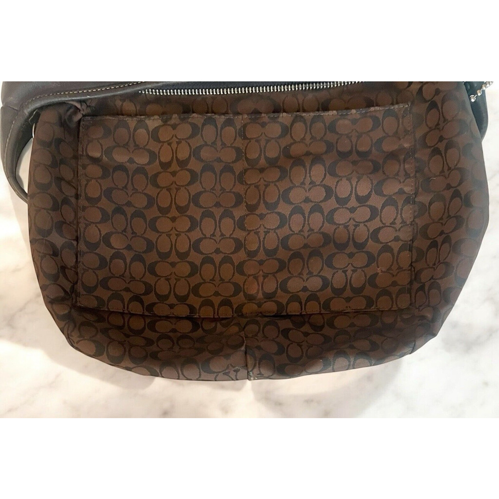 Vintage Coach Black Leather Ergo Hobo Shoulder Bag Handbag Purse 9219 - Picture 11 of 12